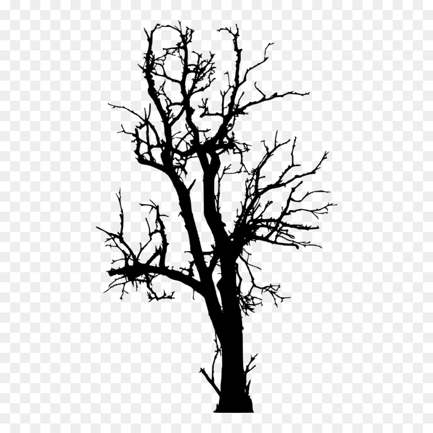 Free Dead Tree Png - Dead Tree Silhouette Png, Transparent Png - dead tree png