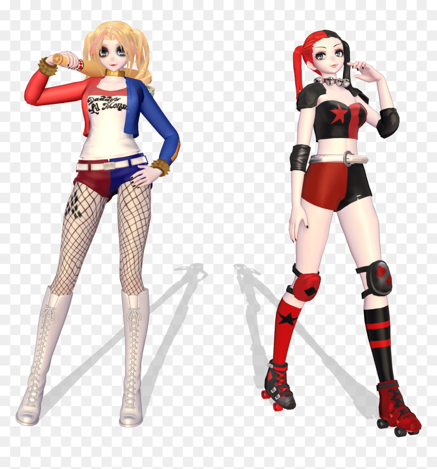 Harley Quinn Png Suicide Squad With Legs Vector Library - Harley Quinn Models Dl, Transparent Png - harley quinn png