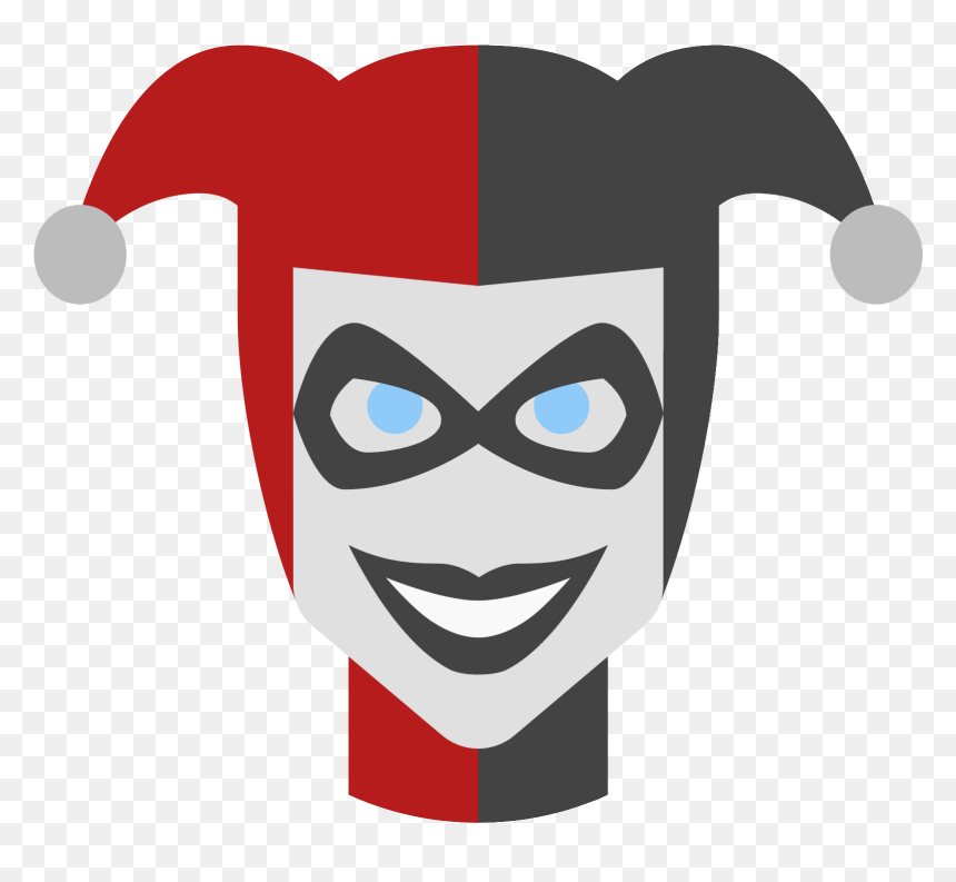 Harley Quinn Logo Png Pic - Harley Quinn Joker Transparent Png, Png Download - harley quinn png