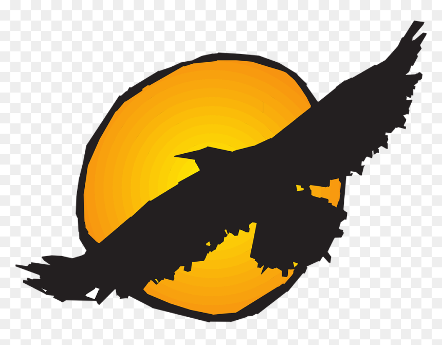 Bird In The Sun Clip Art, HD Png Download - birds flying png