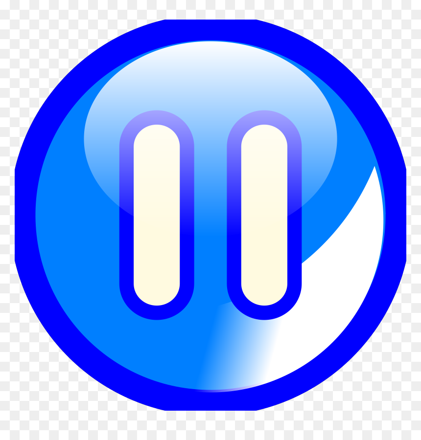 Circle, HD Png Download - pause button png