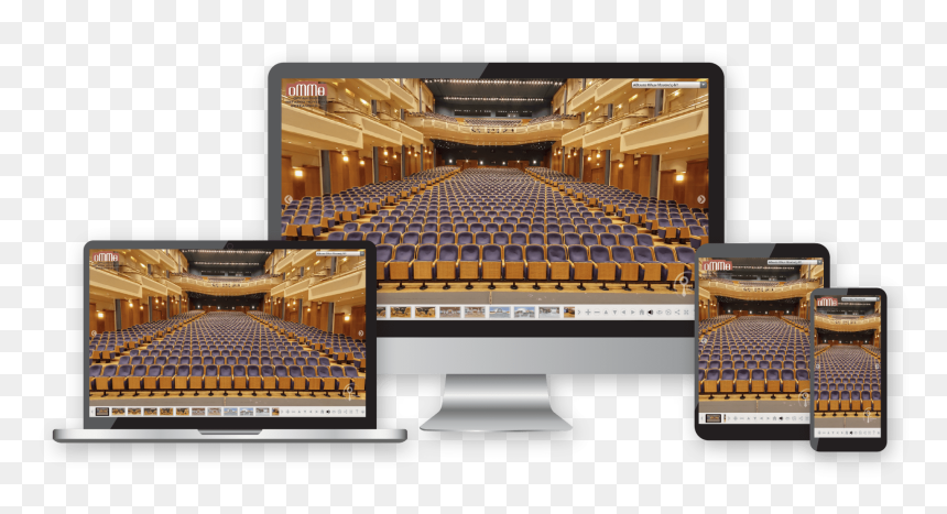 3d Virtual Tour - Auditorium, HD Png Download - stage png