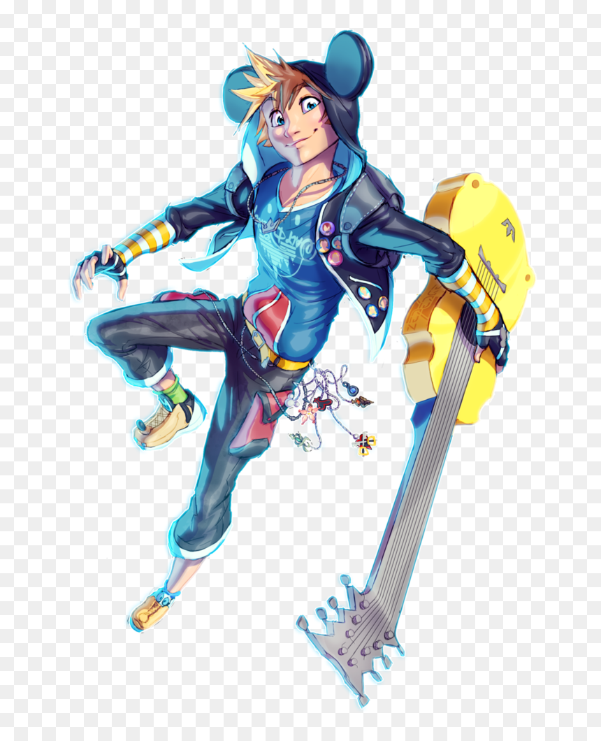 Scott Pilgrim Fan Art, HD Png Download - kingdom hearts png