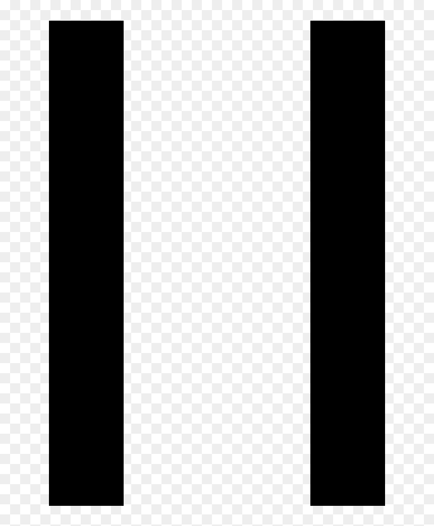 Parallel, HD Png Download - pause button png