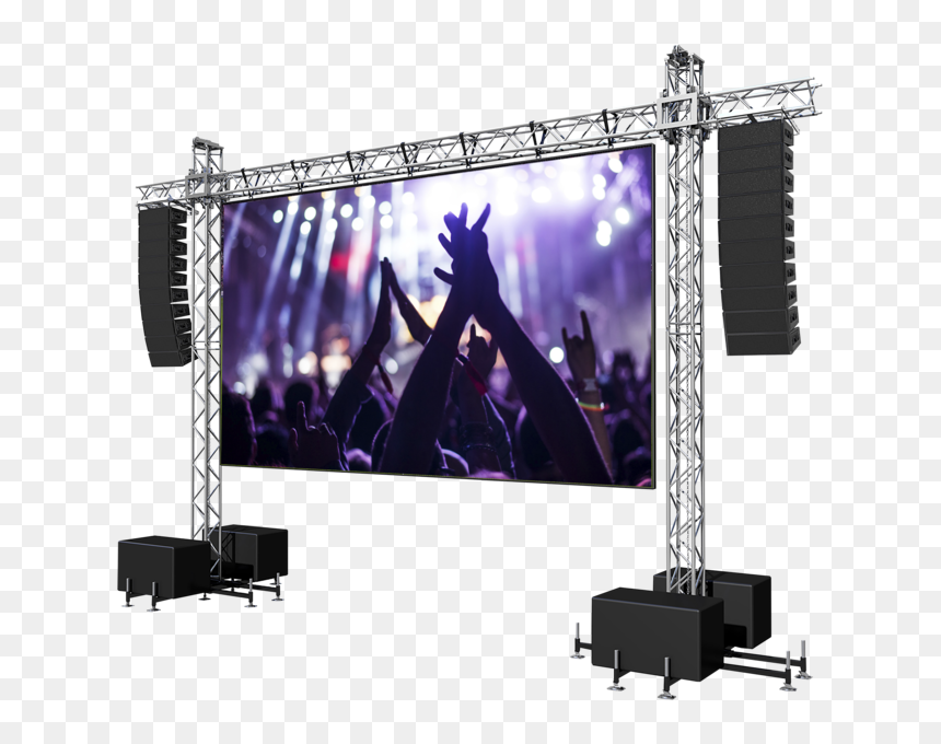 Led Screen Stage - Church Camp Worship, HD Png Download - stage png