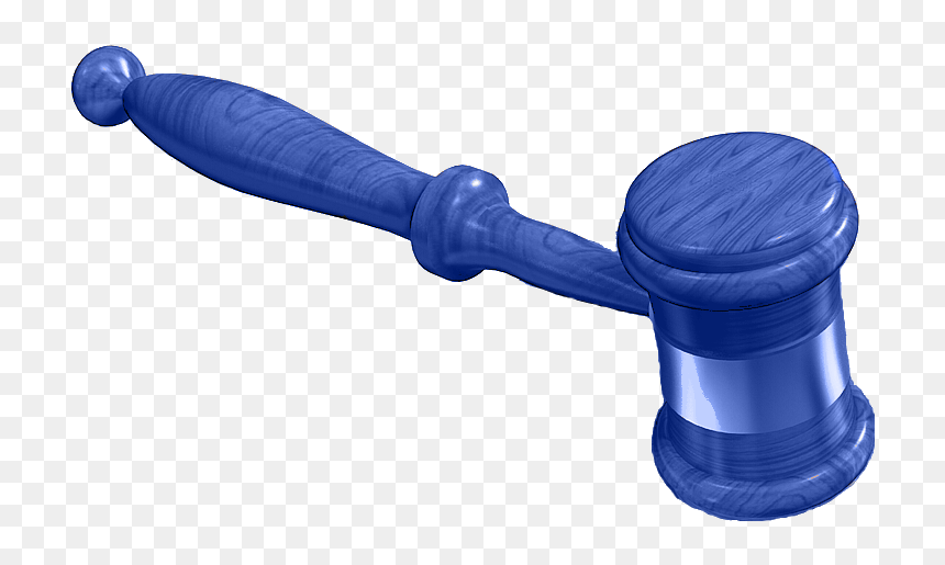 Gavel Background Transparent - Blue Gavel, HD Png Download - gavel png
