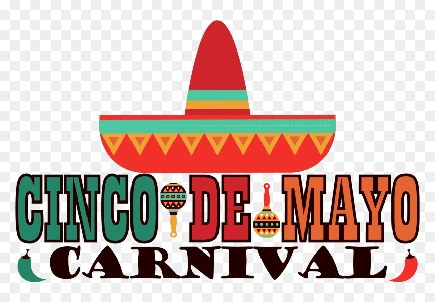Graphic Black And White Cinco De Mayo Clipart Flower, HD Png Download - cinco de mayo png