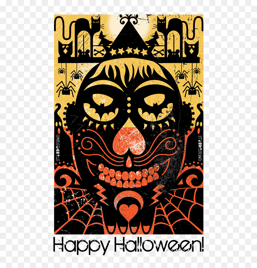 Happy Halloween - Poster, HD Png Download - happy halloween png