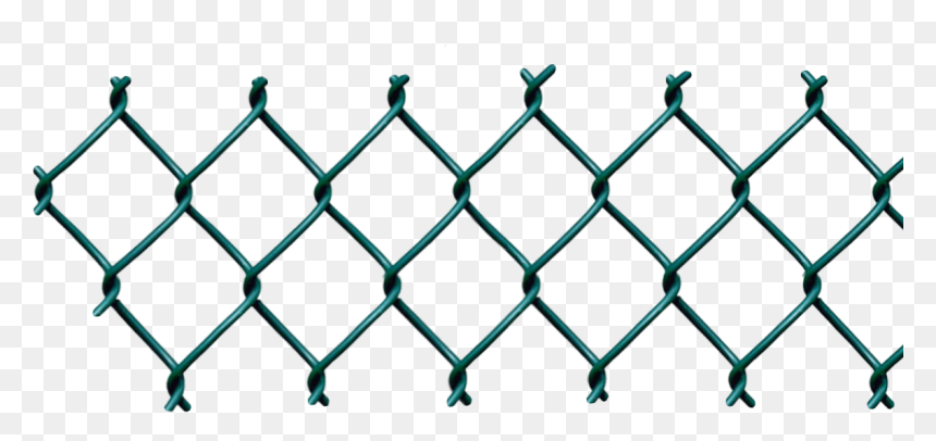 11 Gauge Vs 9 Gauge Chain Link, HD Png Download - chain link fence png