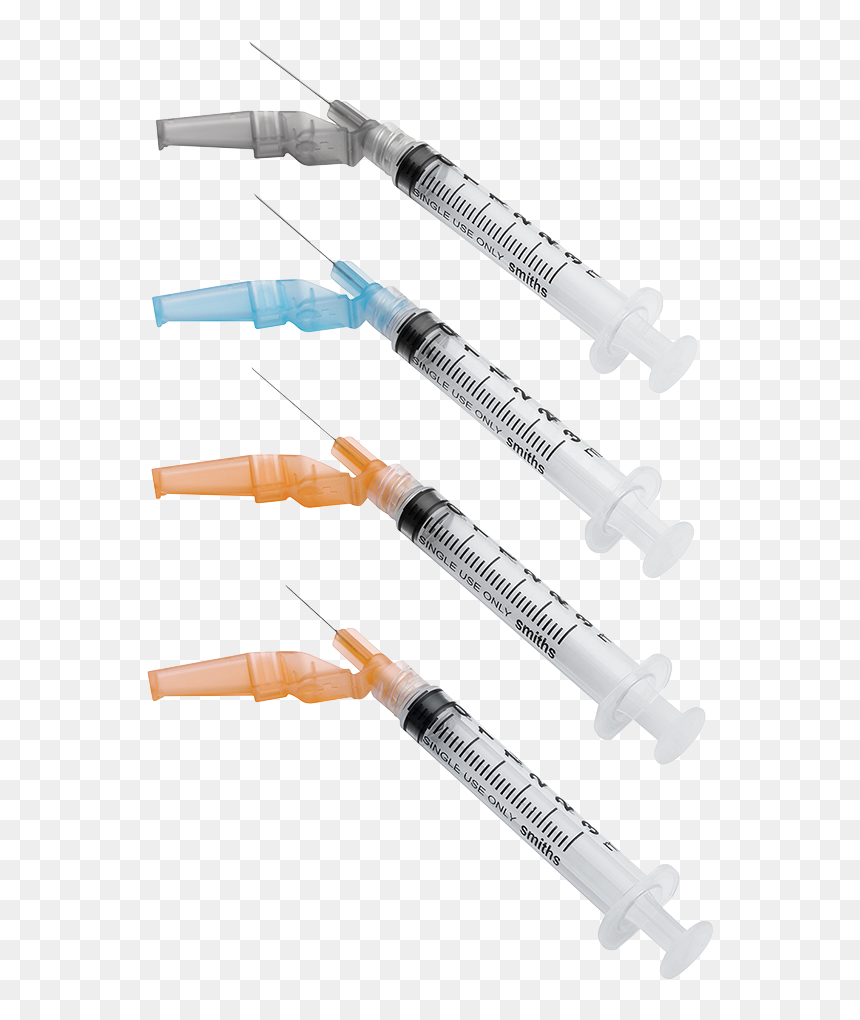 Safety Needles, HD Png Download - syringe png