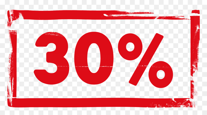 30 Percent Stamp Psd - Sign, HD Png Download - offer tag png