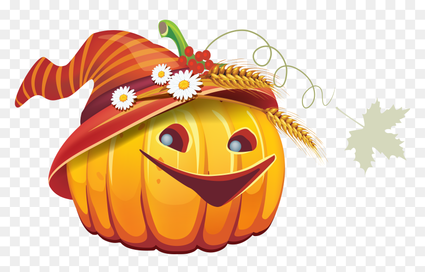 Halloween Png - Dessin Citrouille Couleur, Transparent Png - happy halloween png