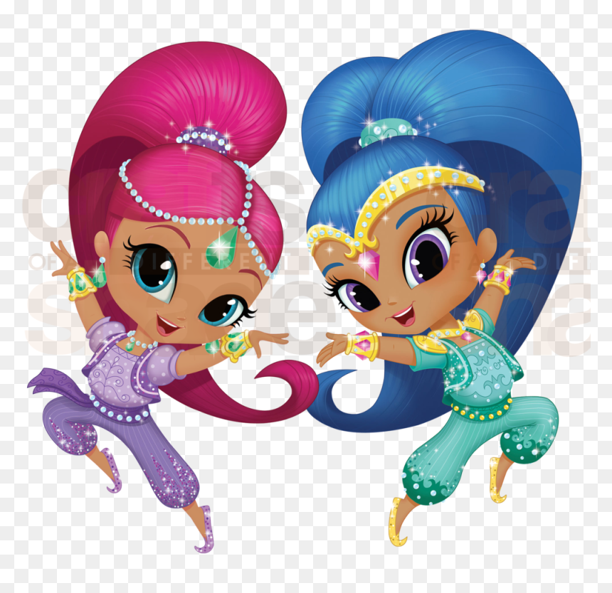 Shimmer And Shine Clip Art - Shimmer And Shine Dancing, HD Png Download - shimmer and shine png