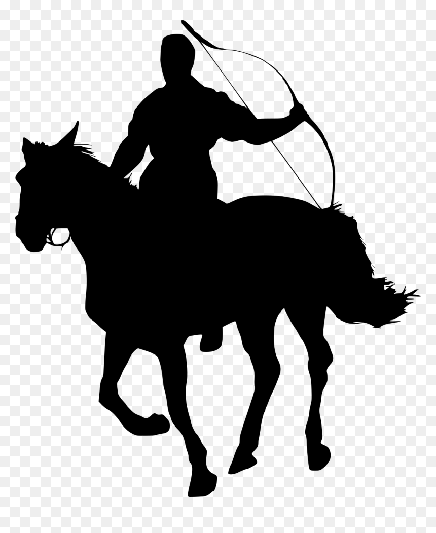 3 Drawing Bahubali Svg Transparent Library - Cowgirl On Horse Silhouette, HD Png Download - bahubali png