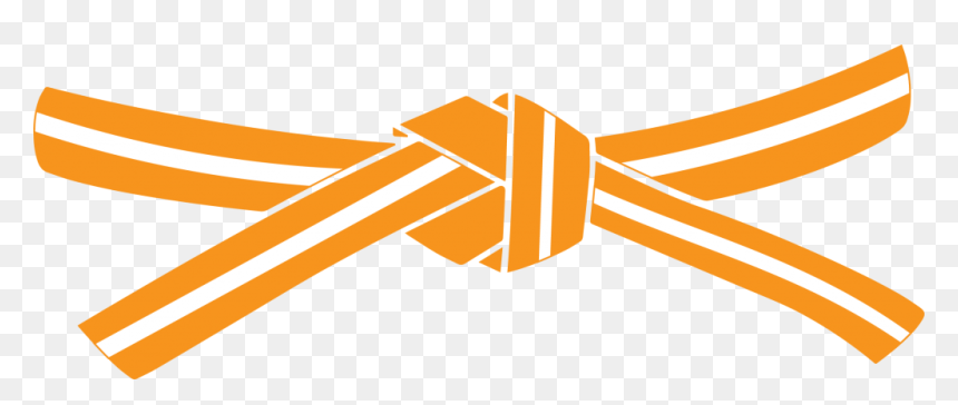 Belt Orange White - 4th Dan Black Belt Taekwondo, HD Png Download - class of 2018 png