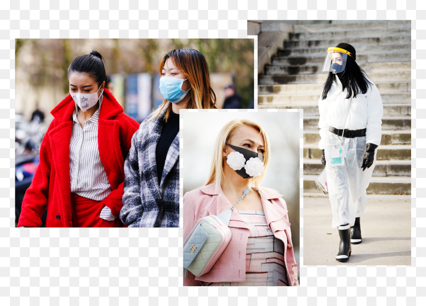 Scenes From Paris Fashion Week - Paris Fashion Week Coronavirus, HD Png Download - jewellery models png hd