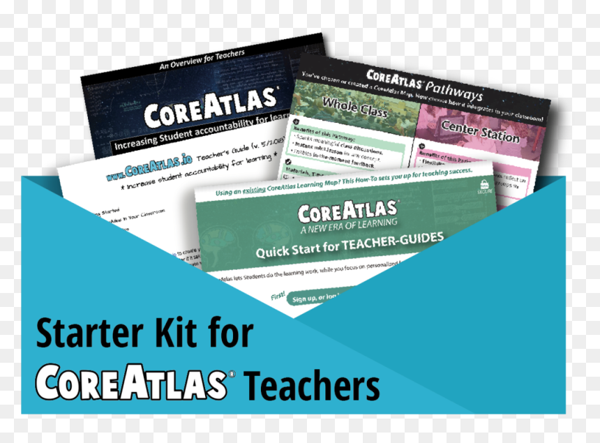 Starter Kit For Coreatlas Teachers Blue Button - Flyer, HD Png Download - class of 2018 png