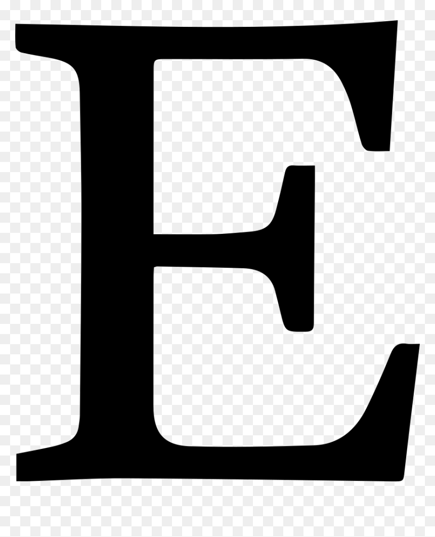 Etsy Logo - Letter E Clipart, HD Png Download - etsy logo png