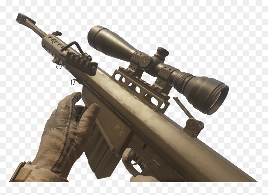 Mwr Sniper Png - Barrett Call Of Duty, Transparent Png - sniper png