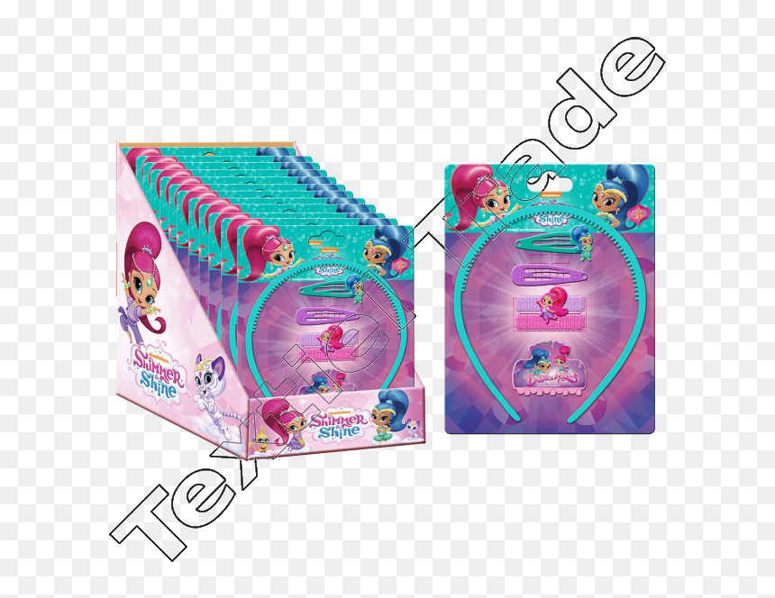 Shimmer And Shine 9 Pieces Hair Set - Shimmer And Shine, HD Png Download - shimmer and shine png