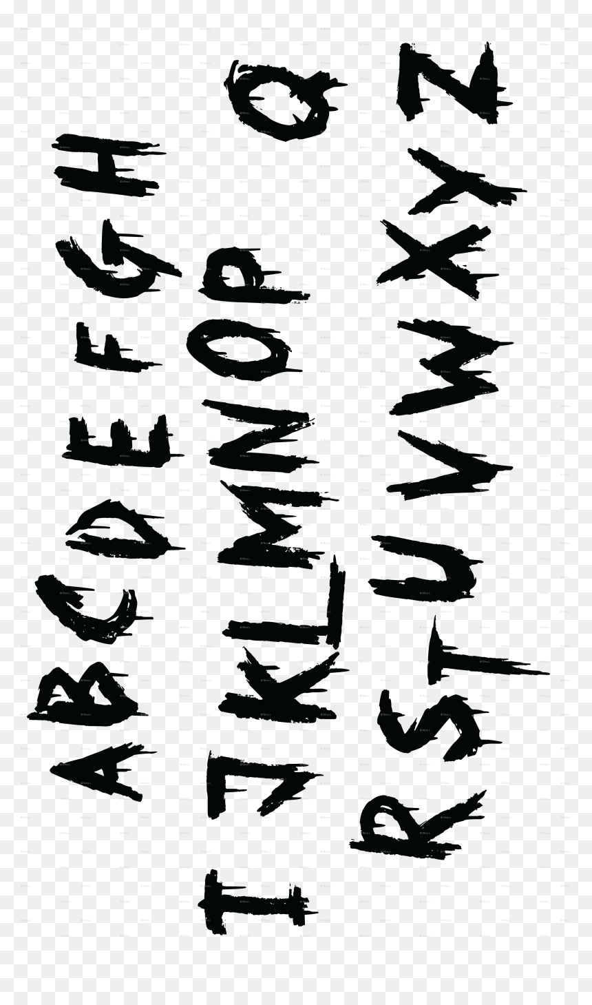 Alphabet Stranger Things Png , Png Download - Printable Stranger Things Alphabet, Transparent Png - stranger things png