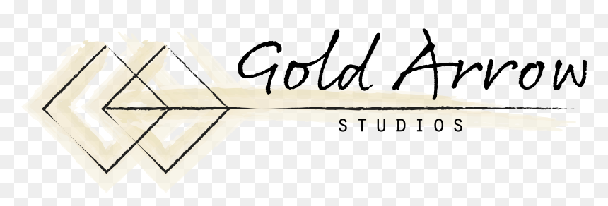 Gold Arrow Studios Logo Gold Arrow Studios Etsy Banner - Calligraphy, HD Png Download - etsy logo png