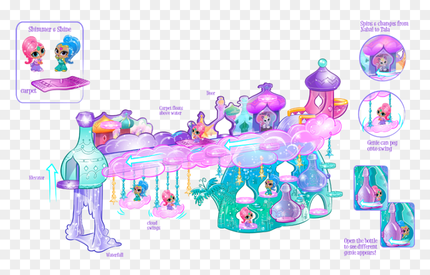 Shimmer And Shine Teenie Genies, HD Png Download - shimmer and shine png