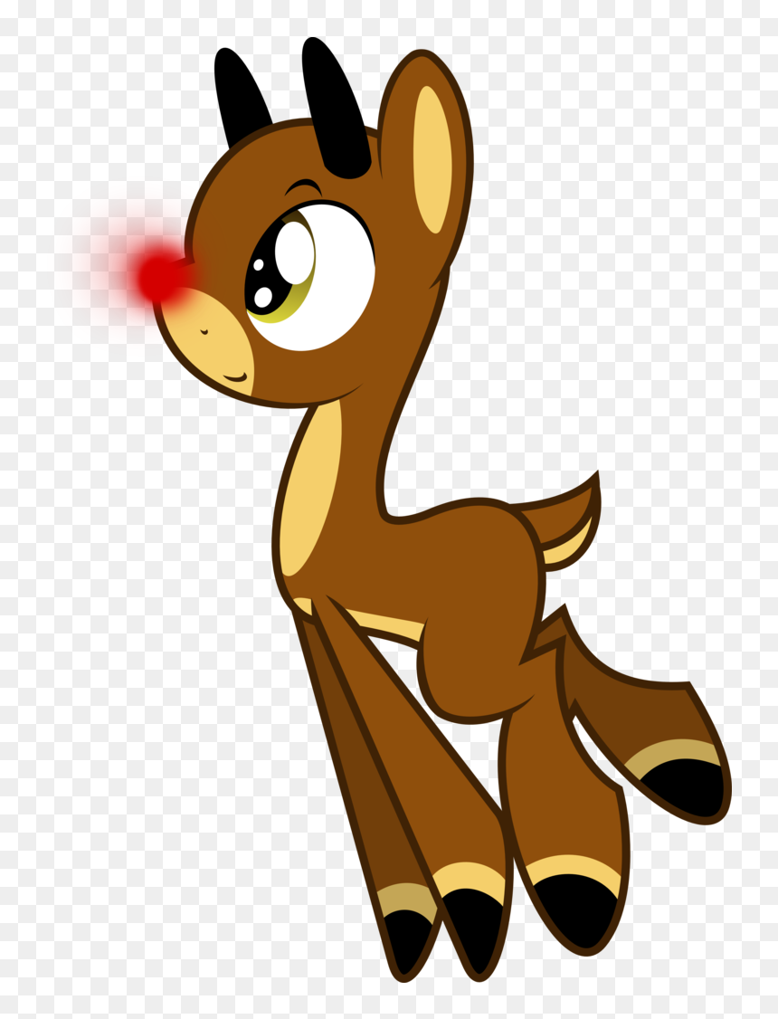 Thumb Image - Rudolph The Red Nosed Reindeer Colored, HD Png Download - reindeer png