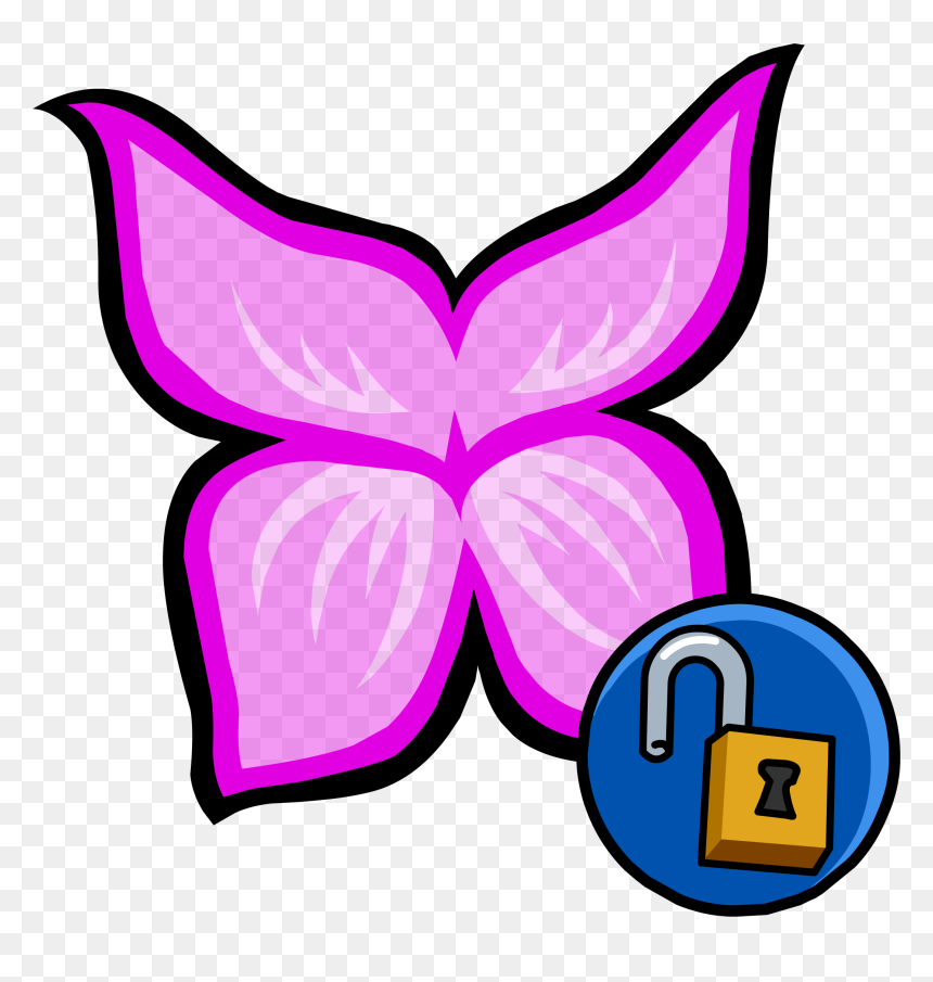 Club Penguin Rewritten Wiki - Club Penguin Fairy Wings, HD Png Download - fairy wings png