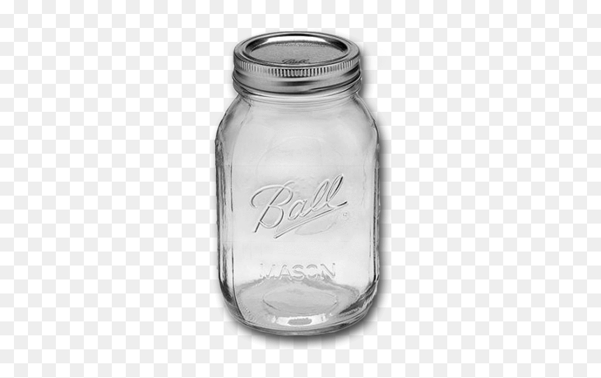 Mason Jar Quart, HD Png Download - mason jar png