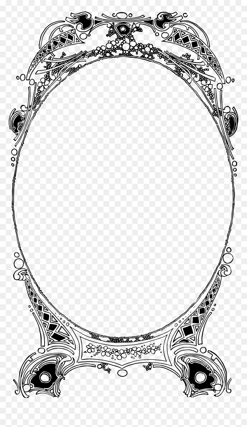 Massive Detail Circle Frame Clip Arts - Circle, HD Png Download - circle frame png