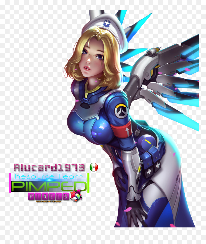 Png Mercy - Woman Warrior, Transparent Png - mercy png