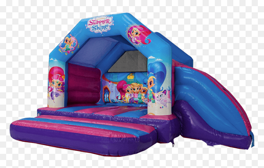 12 X 12 A Frame With Side Slide Shimmer And Shine - Inflatable Castle, HD Png Download - shimmer and shine png