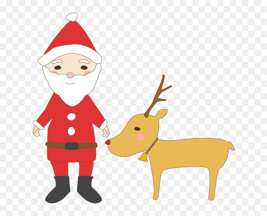 Christmas Reindeer Clipart - Christmas Day, HD Png Download - reindeer png