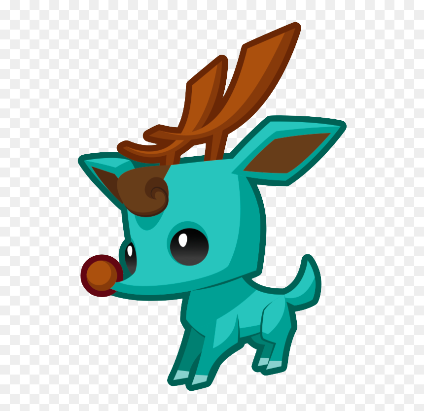 Reindeer Pet - Cartoon, HD Png Download - reindeer png