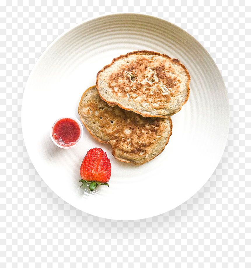 Banana Pancakes With Strawberry Jam - Pickert, HD Png Download - pancakes png