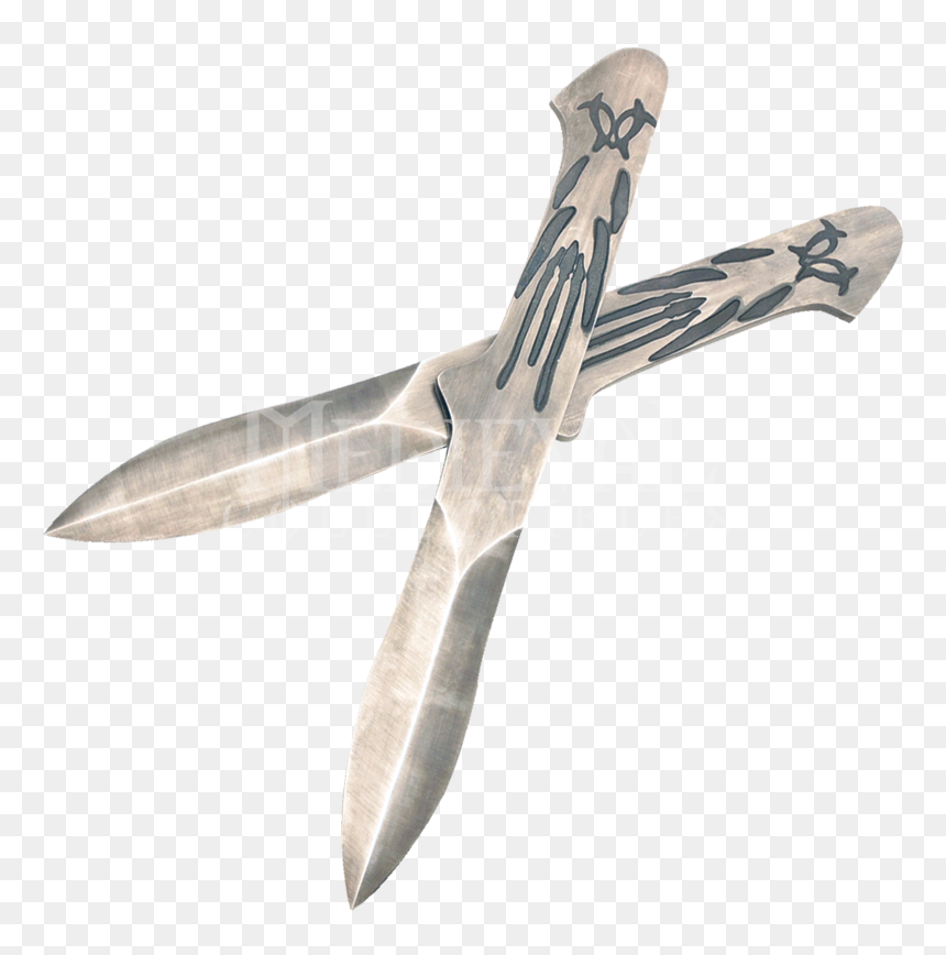 Drawn Dagger Altair - Medieval Throwing Knives, HD Png Download - dagger png