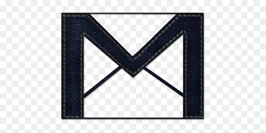 Black Gmail Icon, HD Png Download - gmail icon png