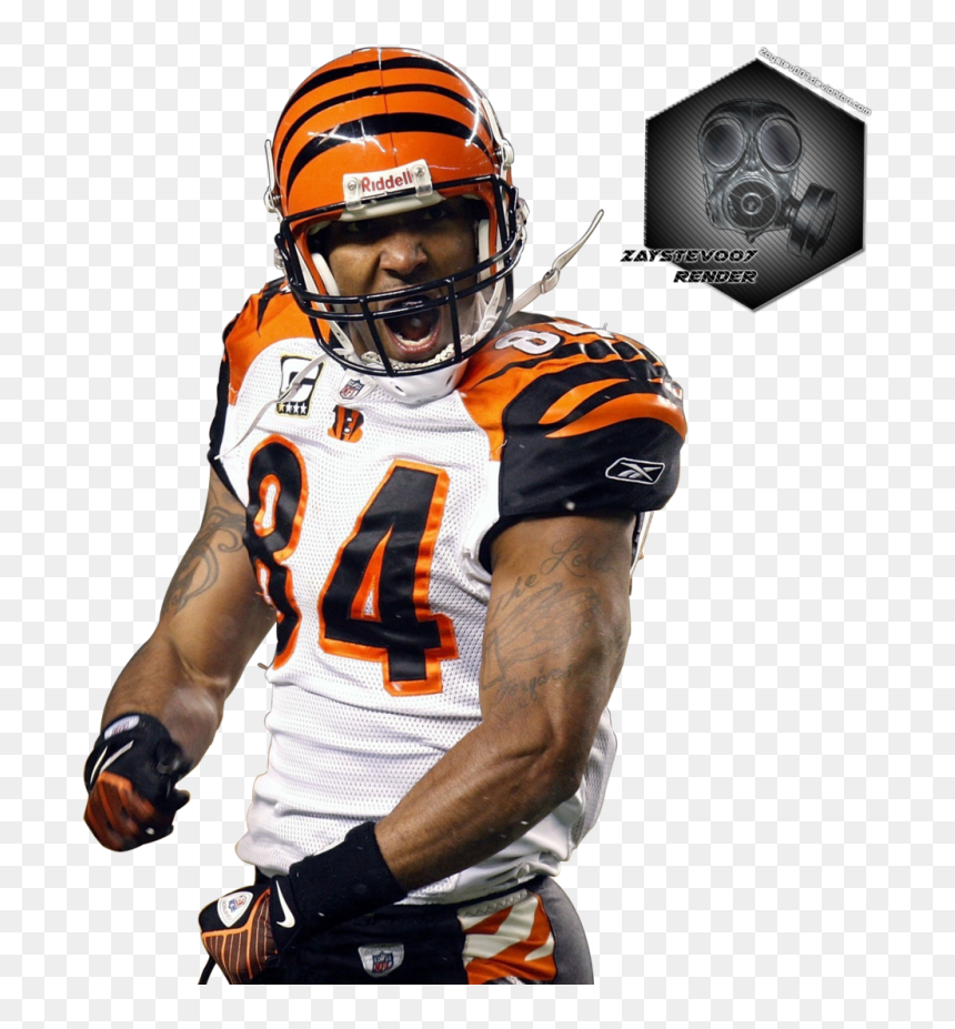 American Football Player Png Image - Tj Houshmandzadeh Bengals, Transparent Png - football player png