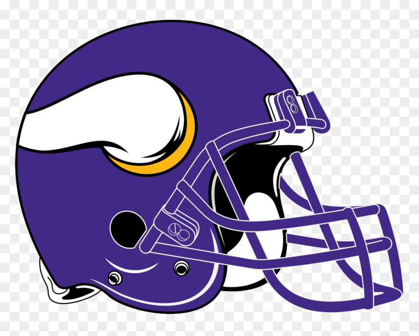 Viking Helmet Clip Art - Vikings Helmet Logo Png, Transparent Png - football helmet png