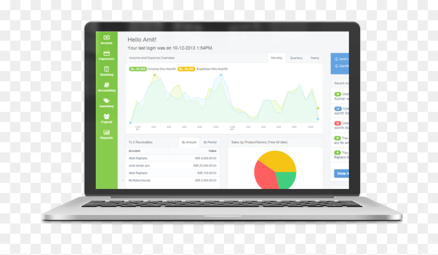 Online Accounting Software For Small Businesses In - Online Accounting Software India, HD Png Download - gst png