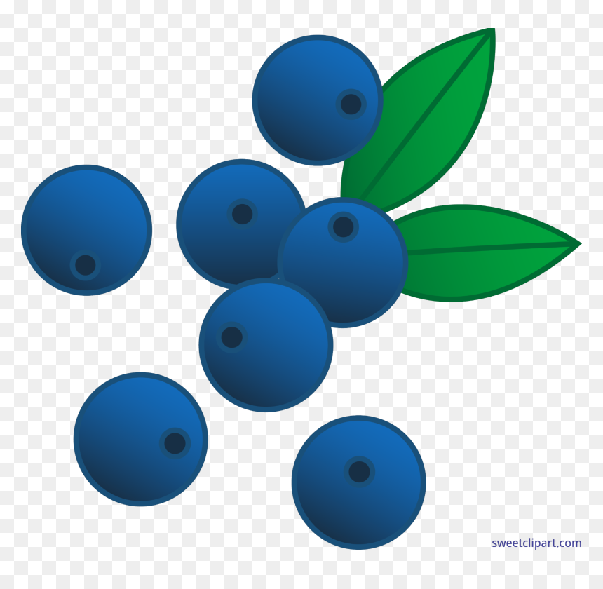 Berries Blueberries Clip Art - Red Berries Clip Art, HD Png Download - blueberry png