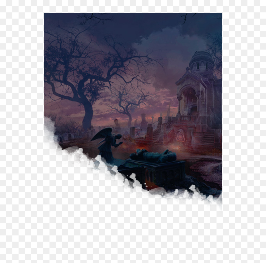 Cemetery, Png Download - Painting, Transparent Png - snow pile png