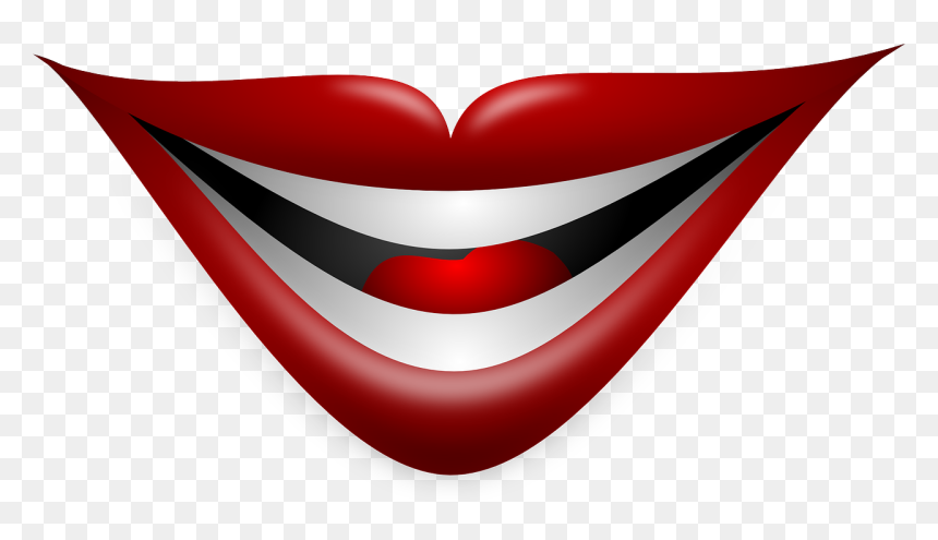 Joker Mouth, HD Png Download - tongue png