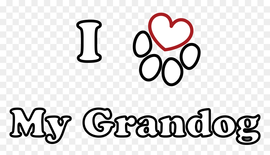 Heart Dog Paw - Heart, HD Png Download - dog paw png