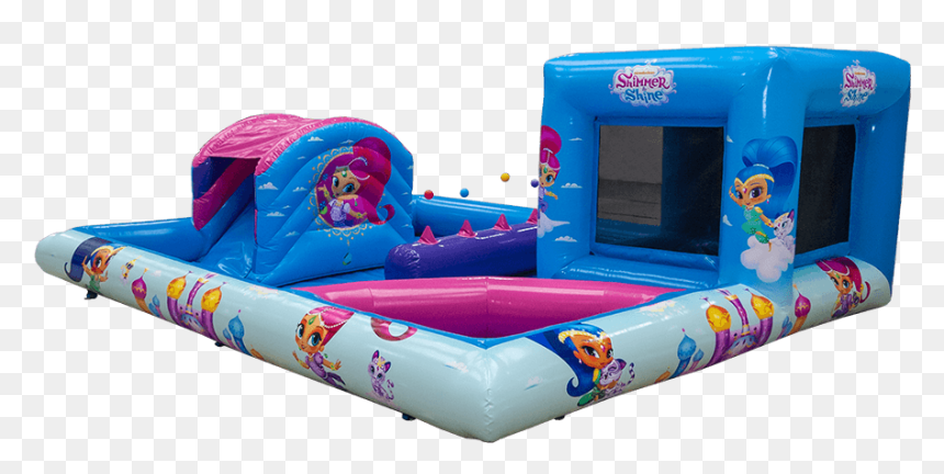 Mini Playzone Shimmer And Shine - Inflatable, HD Png Download - shimmer and shine png
