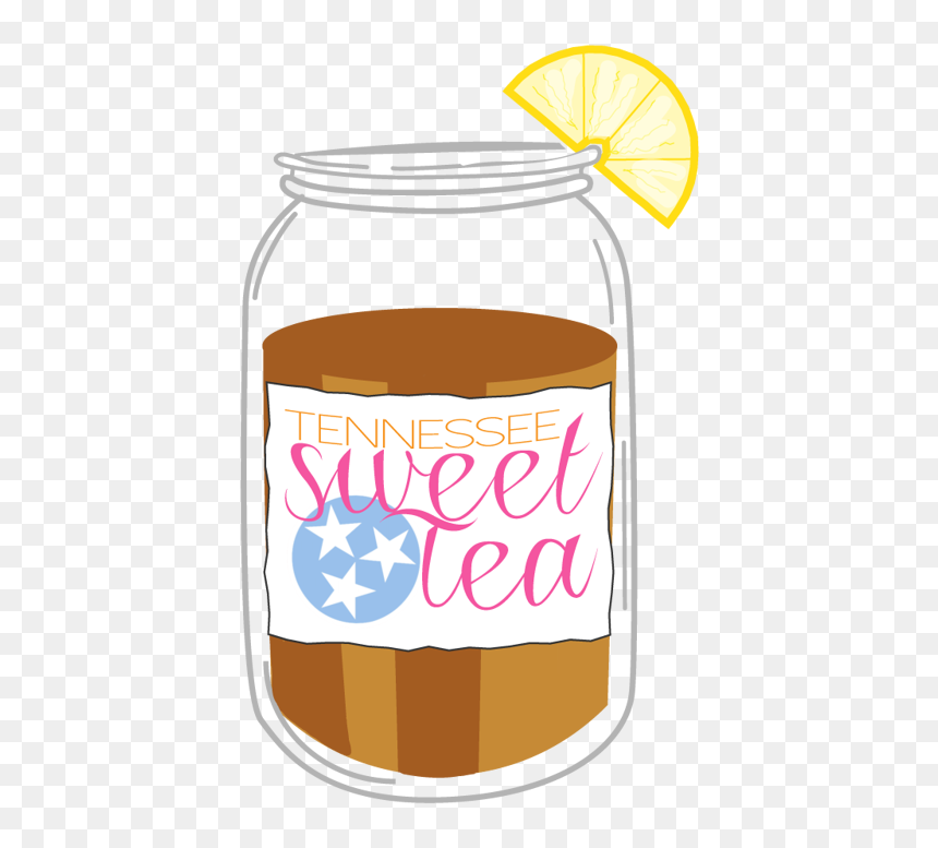 Collection Of Sweet - Sweet Tea Clipart, HD Png Download - mason jar png