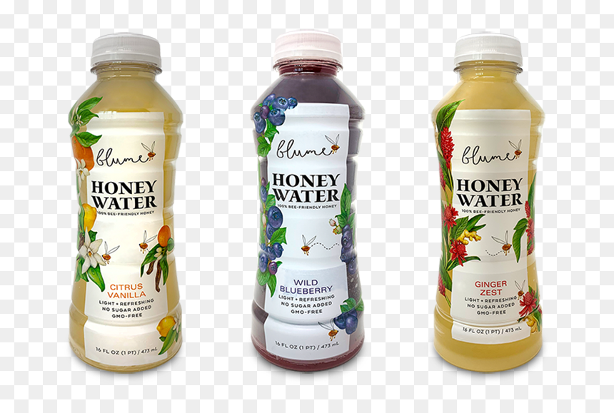 Image Asset 2 - Blume Wild Blueberry Honey Water, HD Png Download - honey png