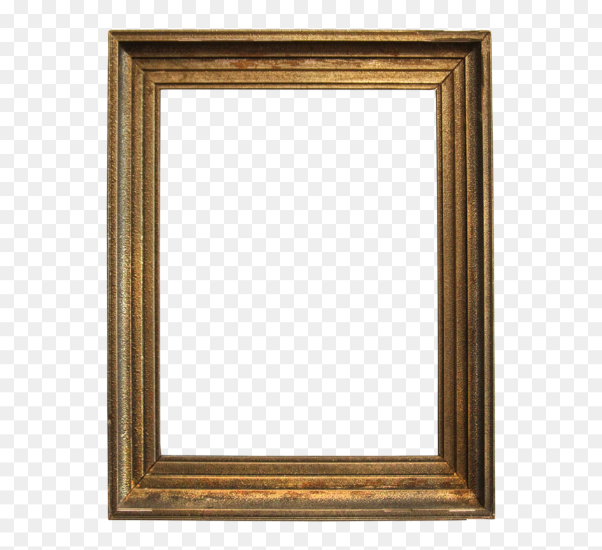 Bronze Frame By Mistyt-stock Wedding Program Sign, - Picture Frame, HD Png Download - wood frame png
