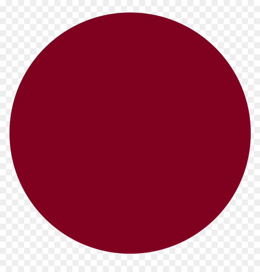 Circle Burgundy Solid - Junge Die Bäckerei., HD Png Download - red dot png